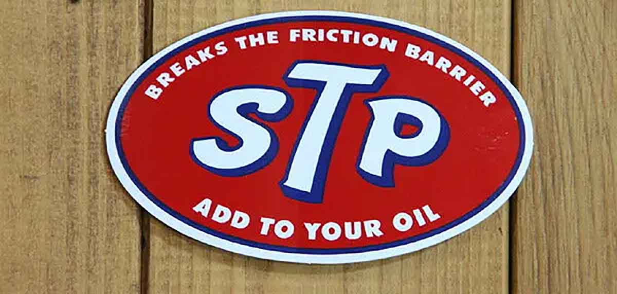 STP OIL ステッカー小見出し