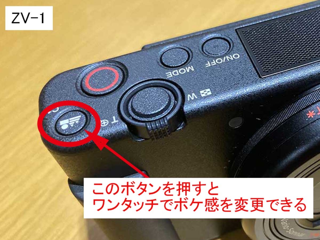 ボケ変更機能
