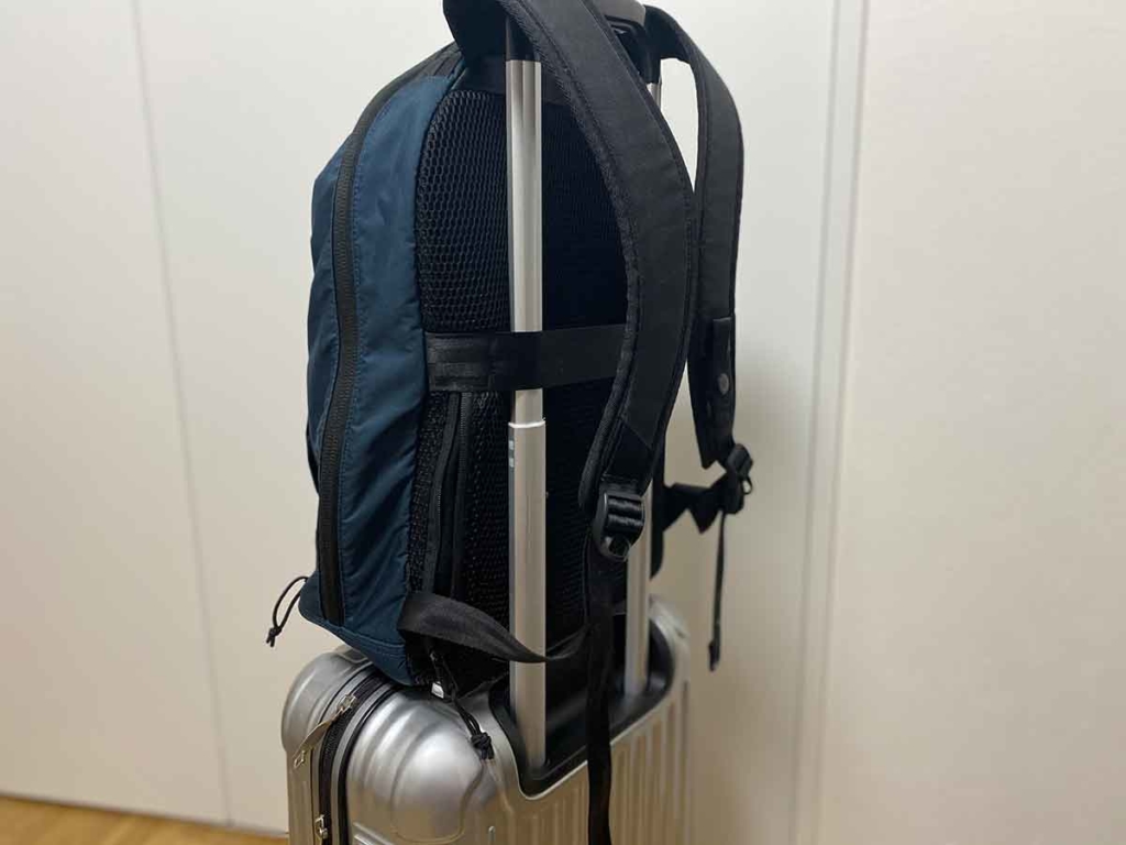 CONCEAL BACKPACK(コンシールバックパック)スーツケース固定